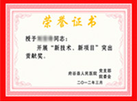 Qualification and honor 4