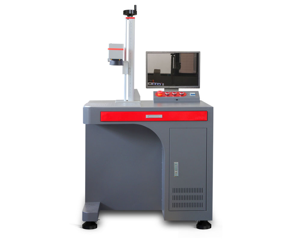 50W optical fiber marking machine with computer